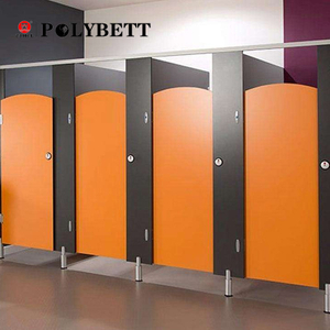 Polybett Colourful Waterproof Phenolic Compact HPL Partition System 