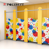 polybett decorative waterproof hpl interior art compact laminate sheet for toilet partition 